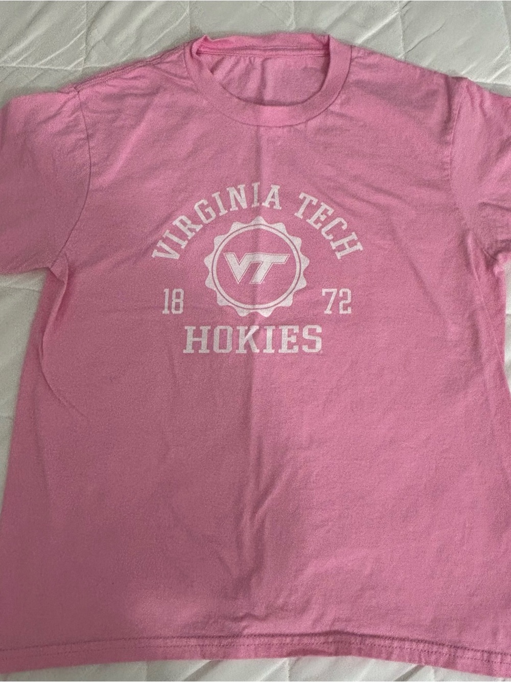 Hokies Pink Short Sleeve Tee